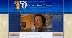 Desktop Screenshot of churchstate.org
